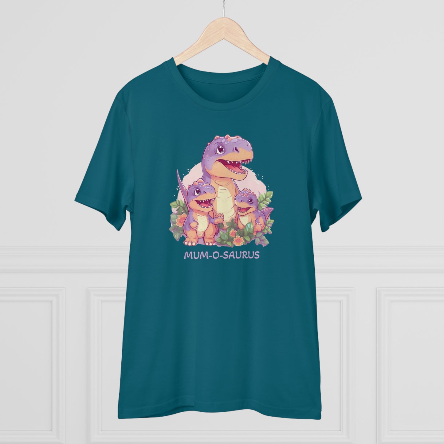 Mum-o-saurus - Unisex Eco-Friendly T-Shirt - Celebrate Mother's Day with Playful Style and Sustainability