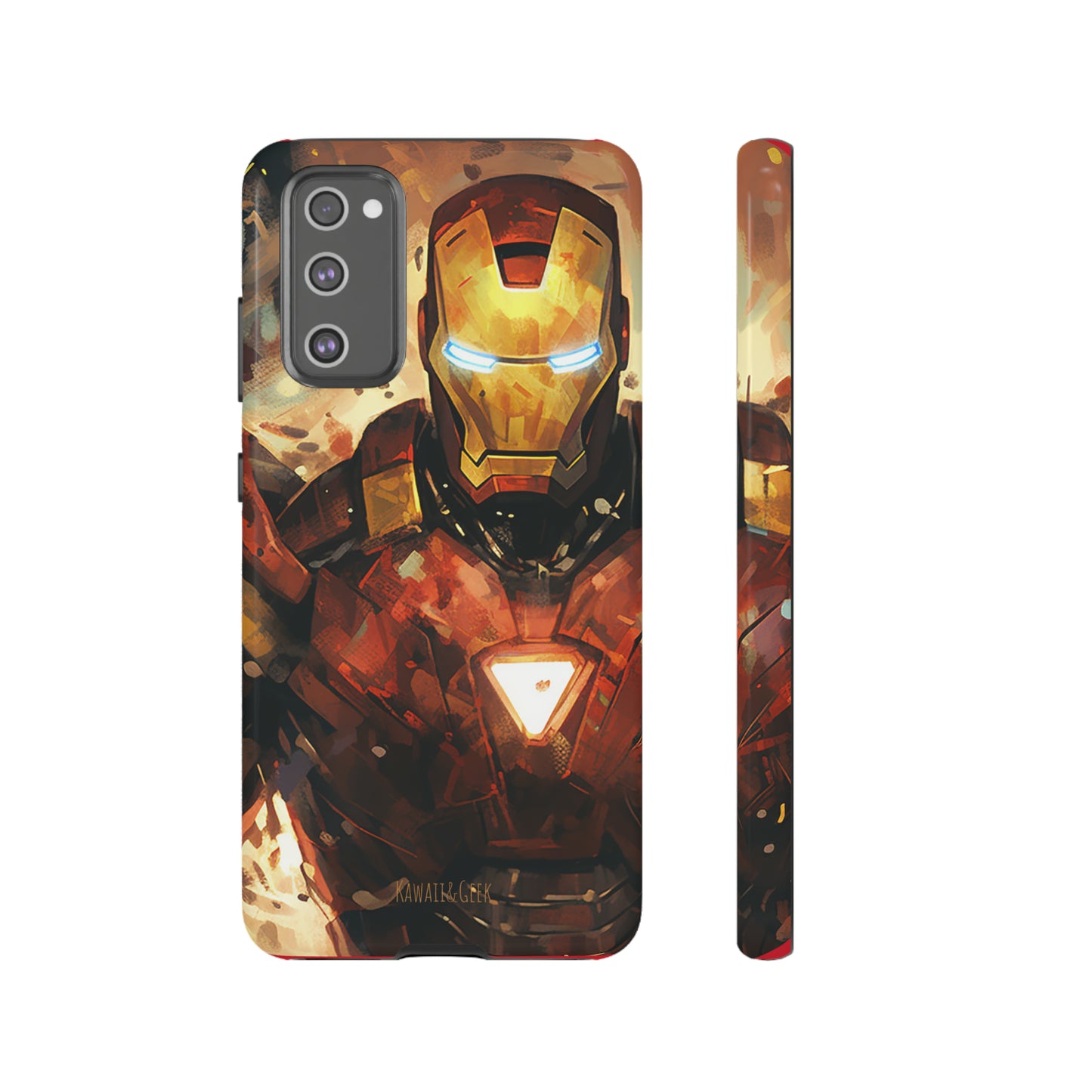 Iron Man Painting Tough Phone Case - Add Some Bold and Unique Style to Your Tech