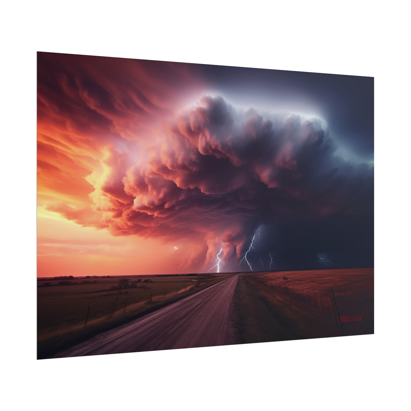 Unleash Nature's Fury: Supercell Storm Poster