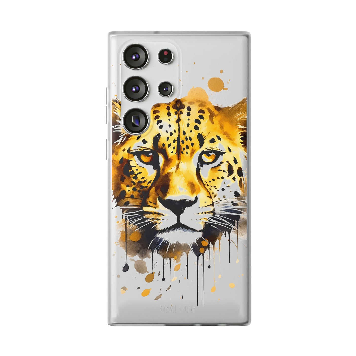 Cheetah Flexi Phone Case - Add a Touch of Elegance and Style to Your Device