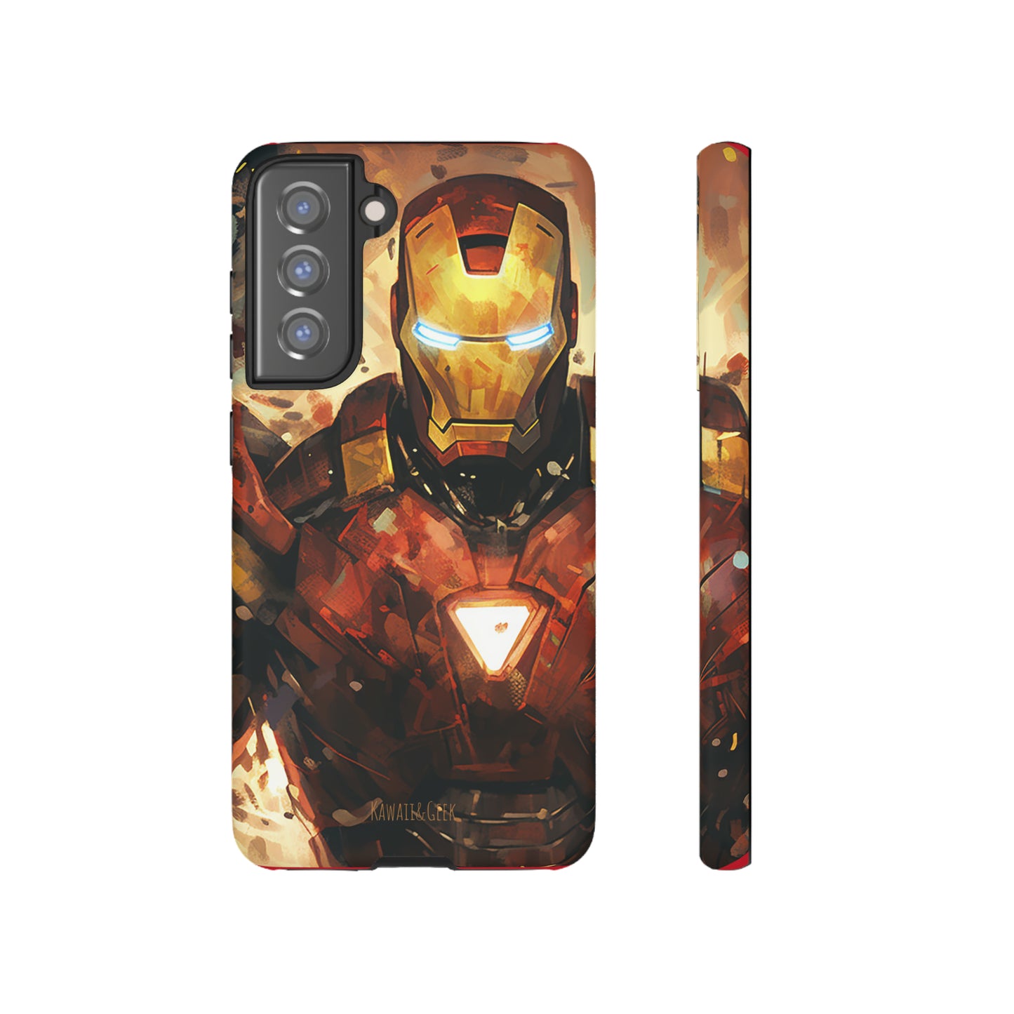 Iron Man Painting Tough Phone Case - Add Some Bold and Unique Style to Your Tech