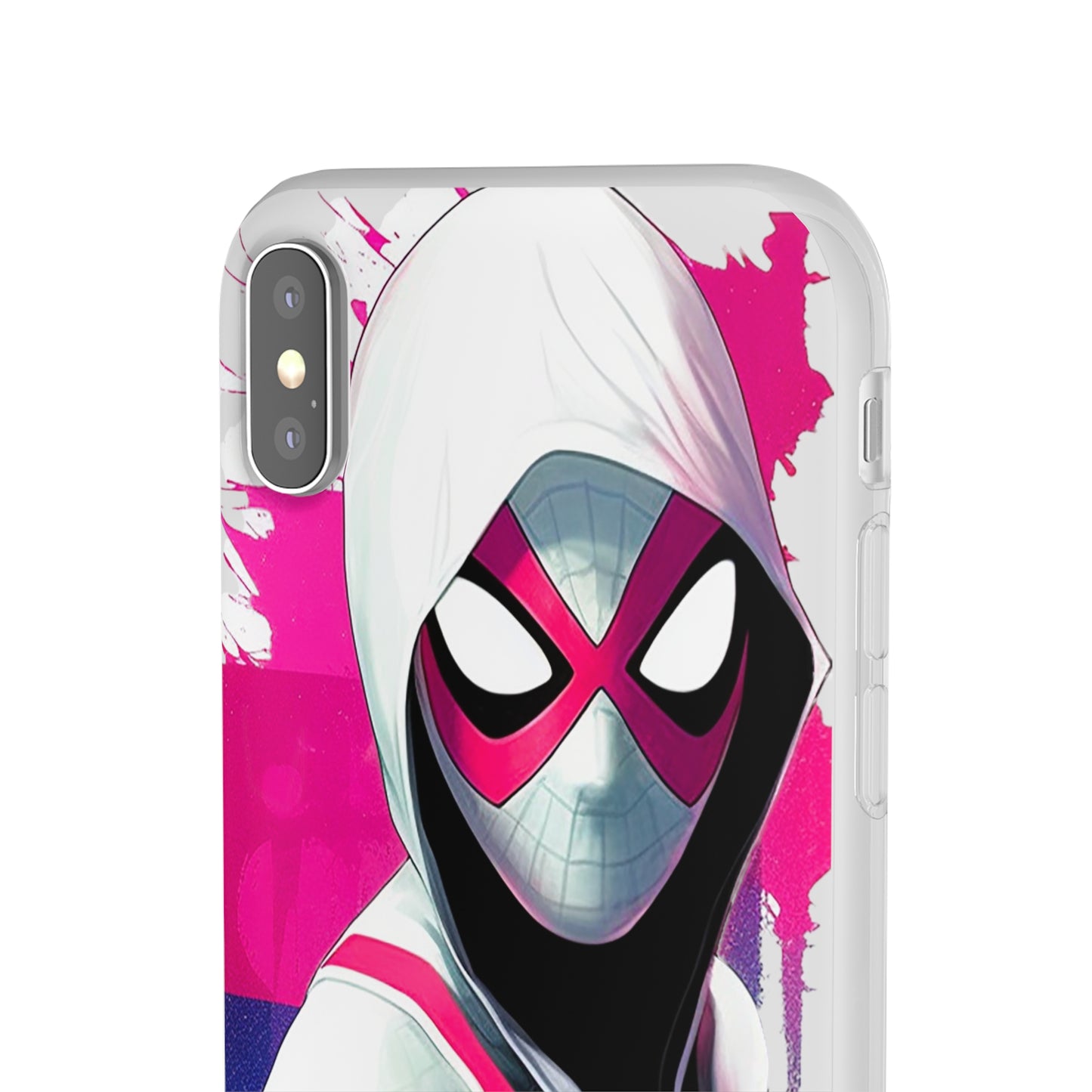 Spider Gwen in Flexi Phone Case - Add Some Colorful and Heroic Style to Your Phone