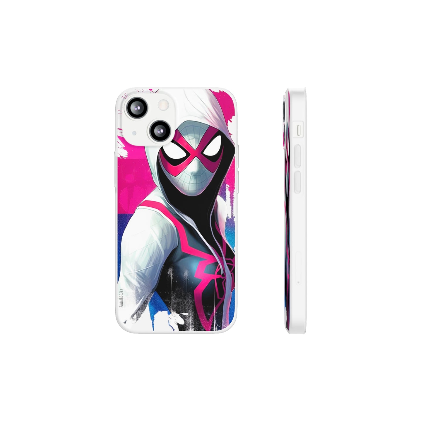 Spider Gwen in Flexi Phone Case - Add Some Colorful and Heroic Style to Your Phone