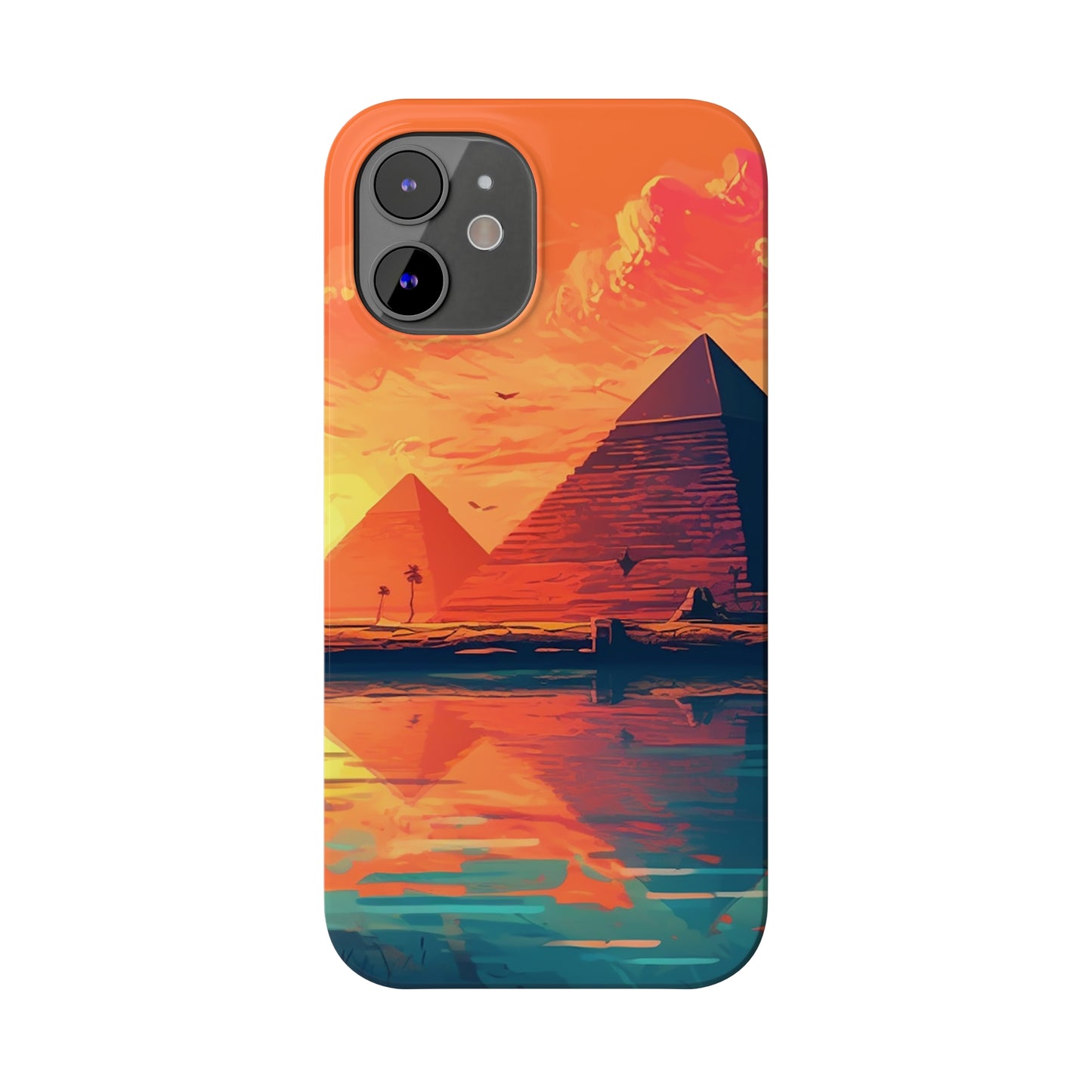 Egyptian Pyramid at Sunset Phone Case - Carry the Mystique of Ancient Egypt with You