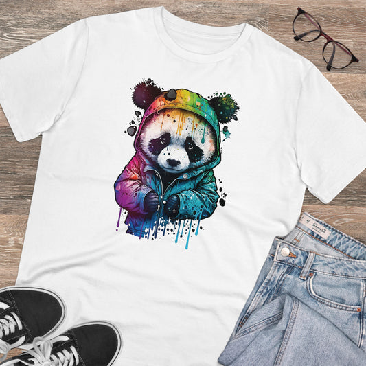 Panda Organic Unisex T-Shirt - Add Some Fun and Eco-Friendly Style to Your Wardrobe