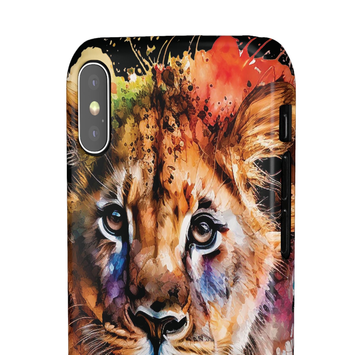 Phone Case Watercolor Lion Cub