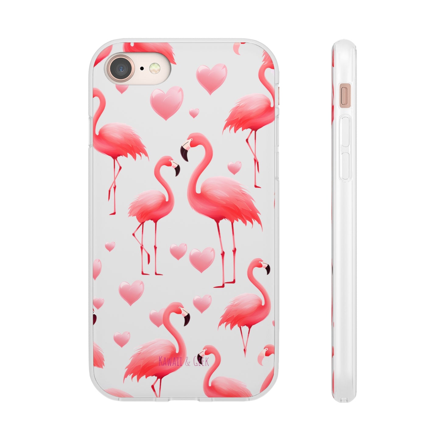 Pink Flamingo Elegance Flexi Phone case