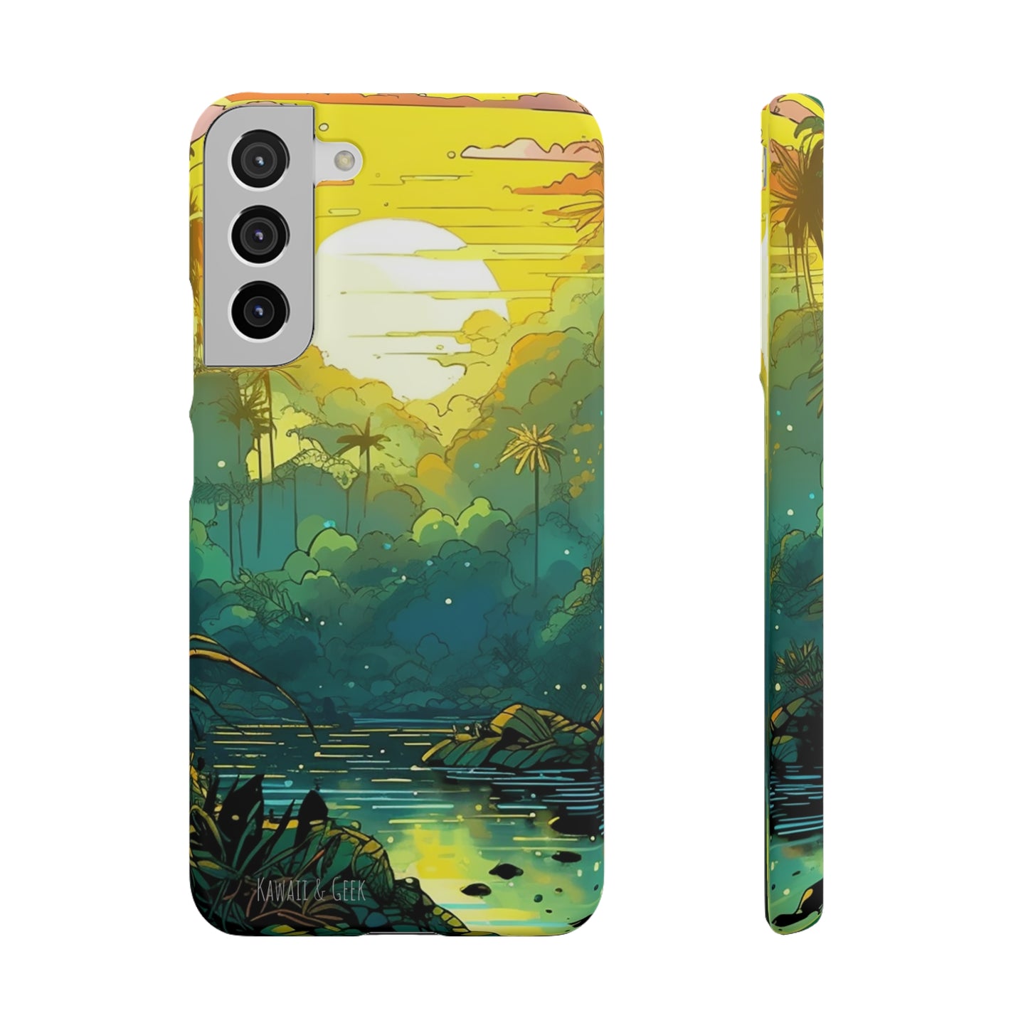 Rainforest at Sunset Phone Case - Capture the Serenity of Nature on Your Device