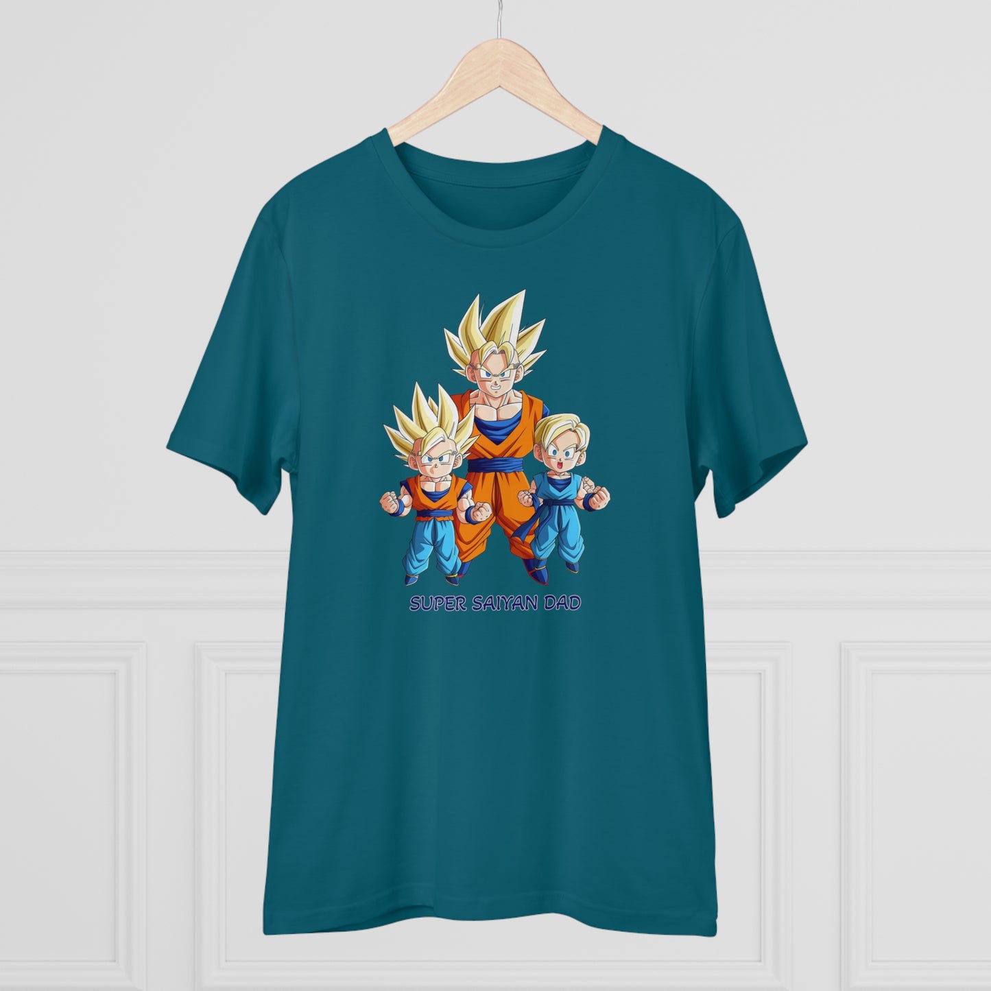 San Goku - Unisex Eco-Friendly T-Shirt - Celebrate Father's Day "Super Saiyan Dad"