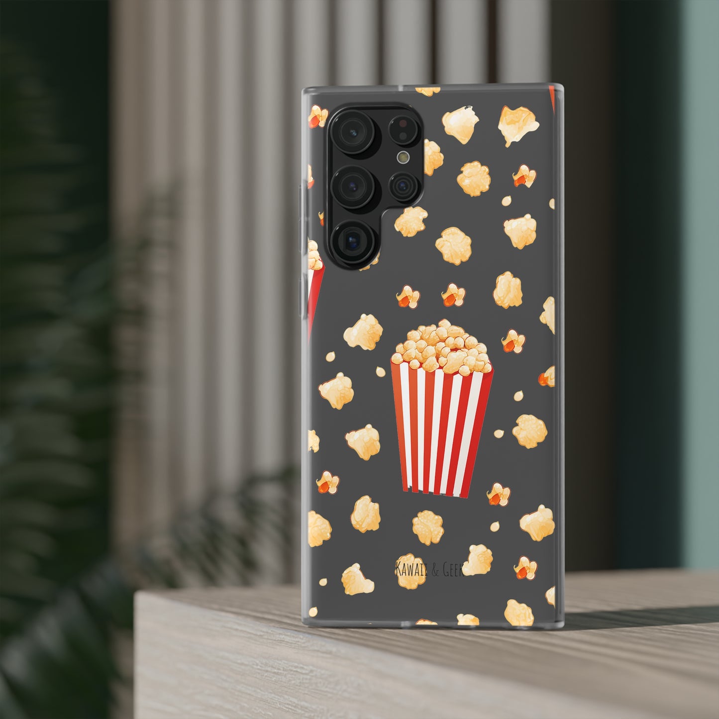 Popcorn Transparent Flexi Phone Case