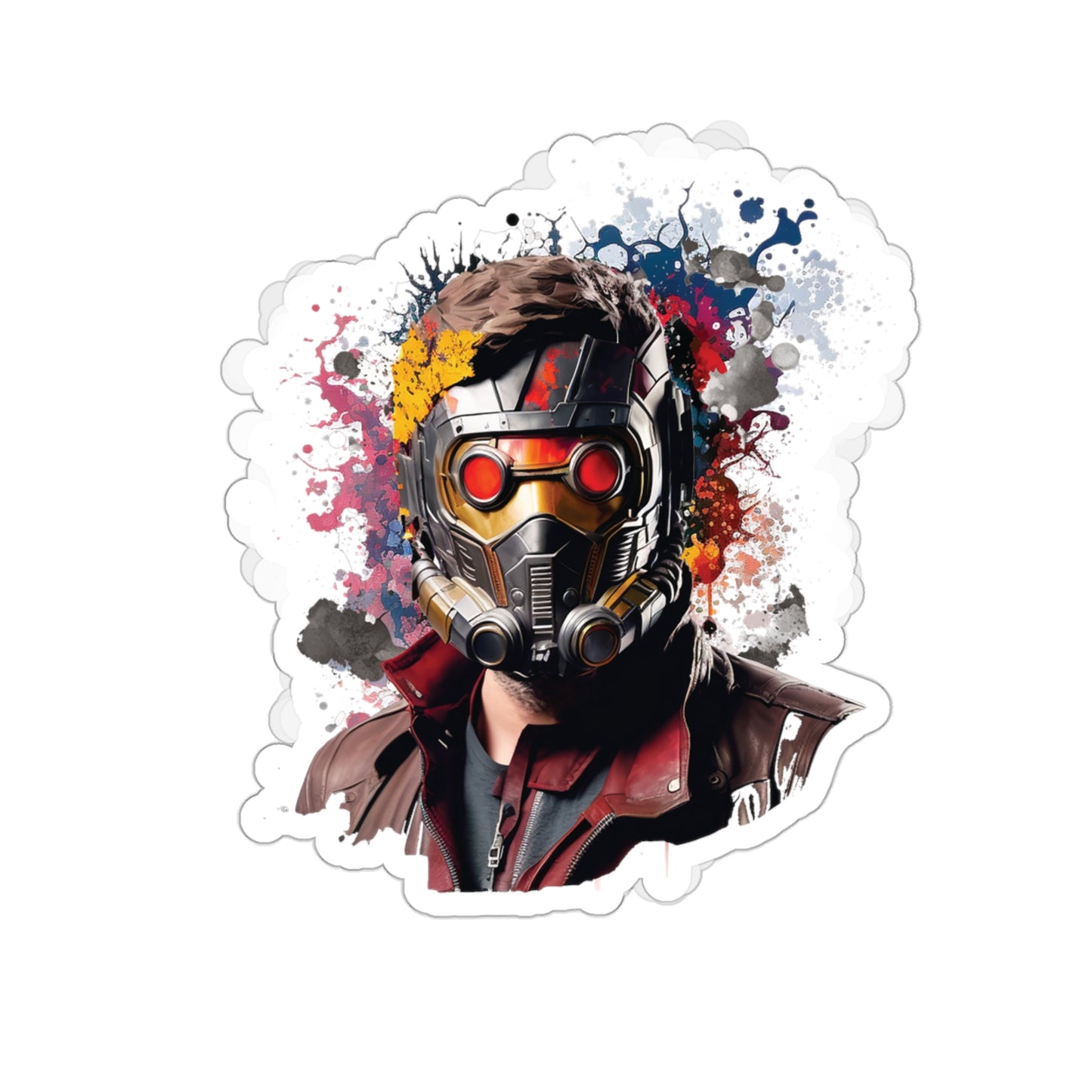 Star Lord Sticker - Add Some Colorful and Unique Style to Your Tech - Marvel Avengers - Guardians of the Galaxy