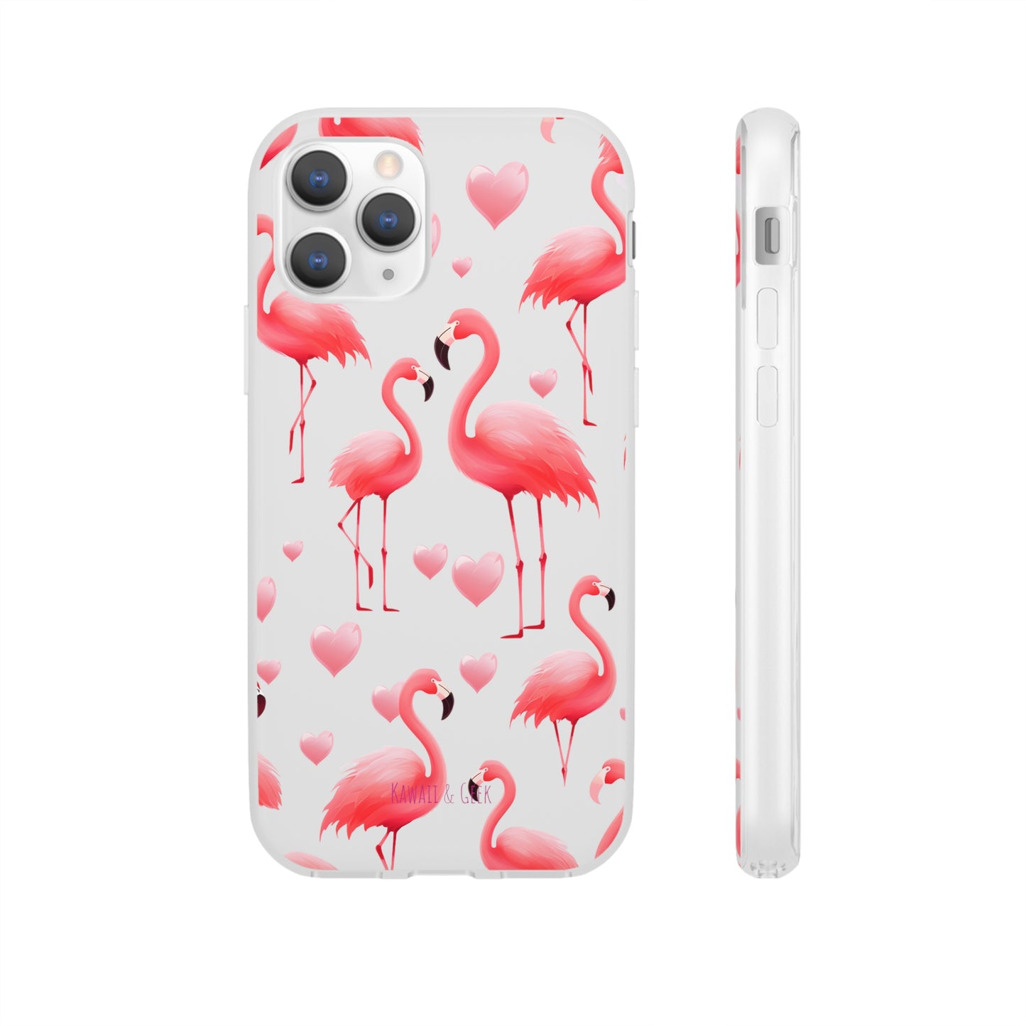 Pink Flamingo Elegance Flexi Phone case