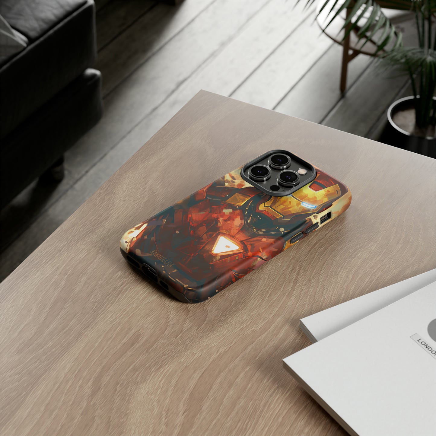 Iron Man Painting Tough Phone Case - Add Some Bold and Unique Style to Your Tech