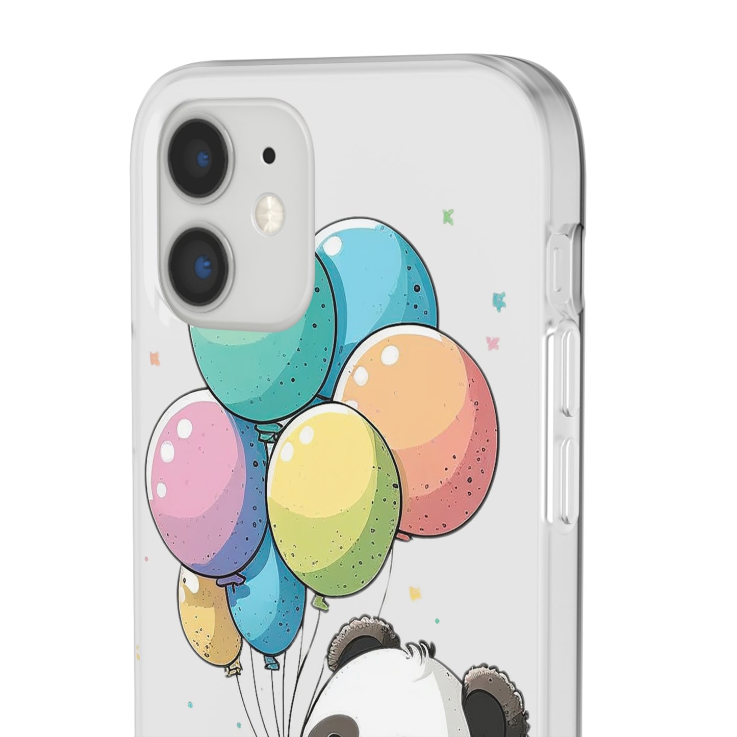 Cute Panda with Balloons flexi Smartphone Case - Add Some Adorable and Protective Style to Your Device