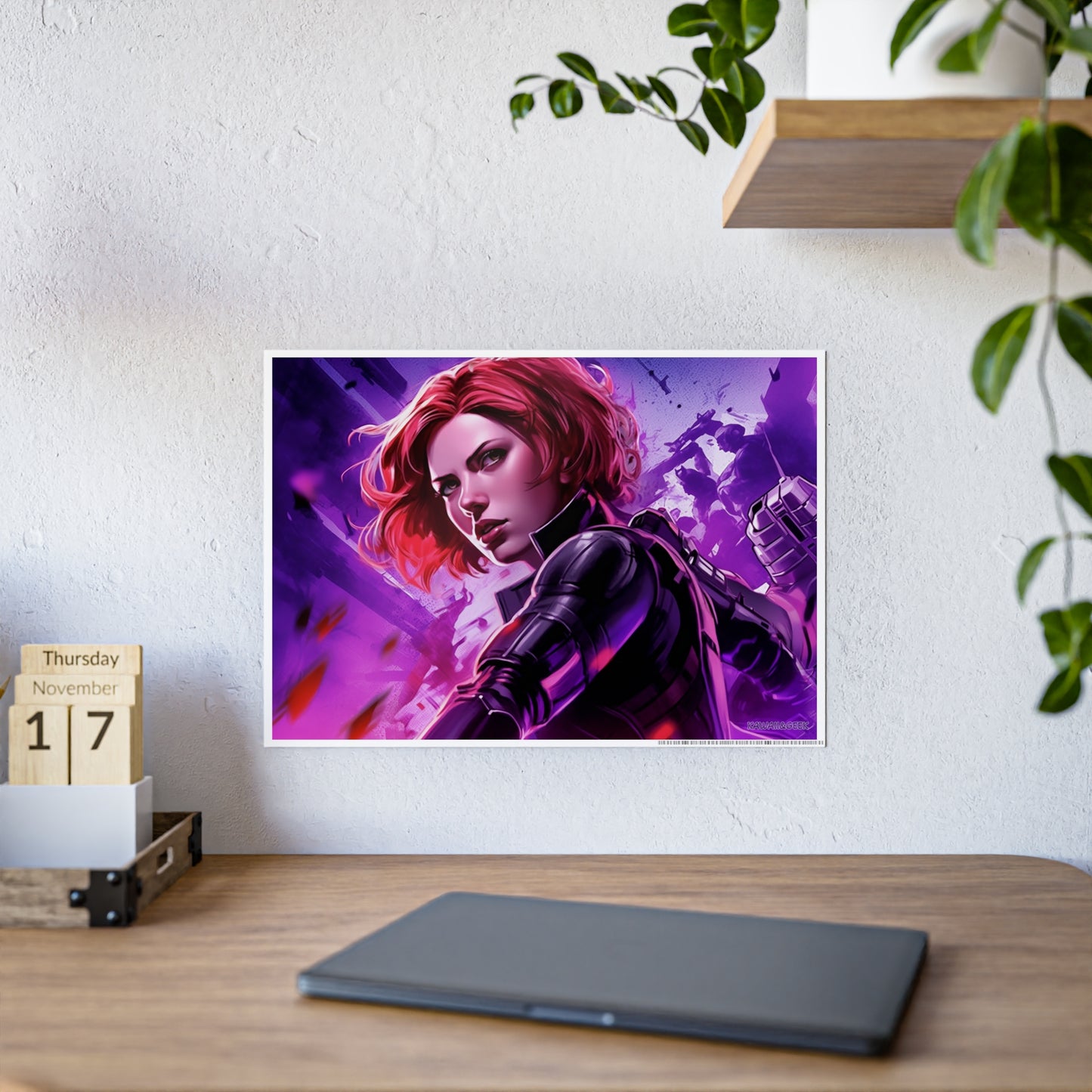 Black Widow Poster - Capture the Intensity and Elegance of the Iconic Avenger