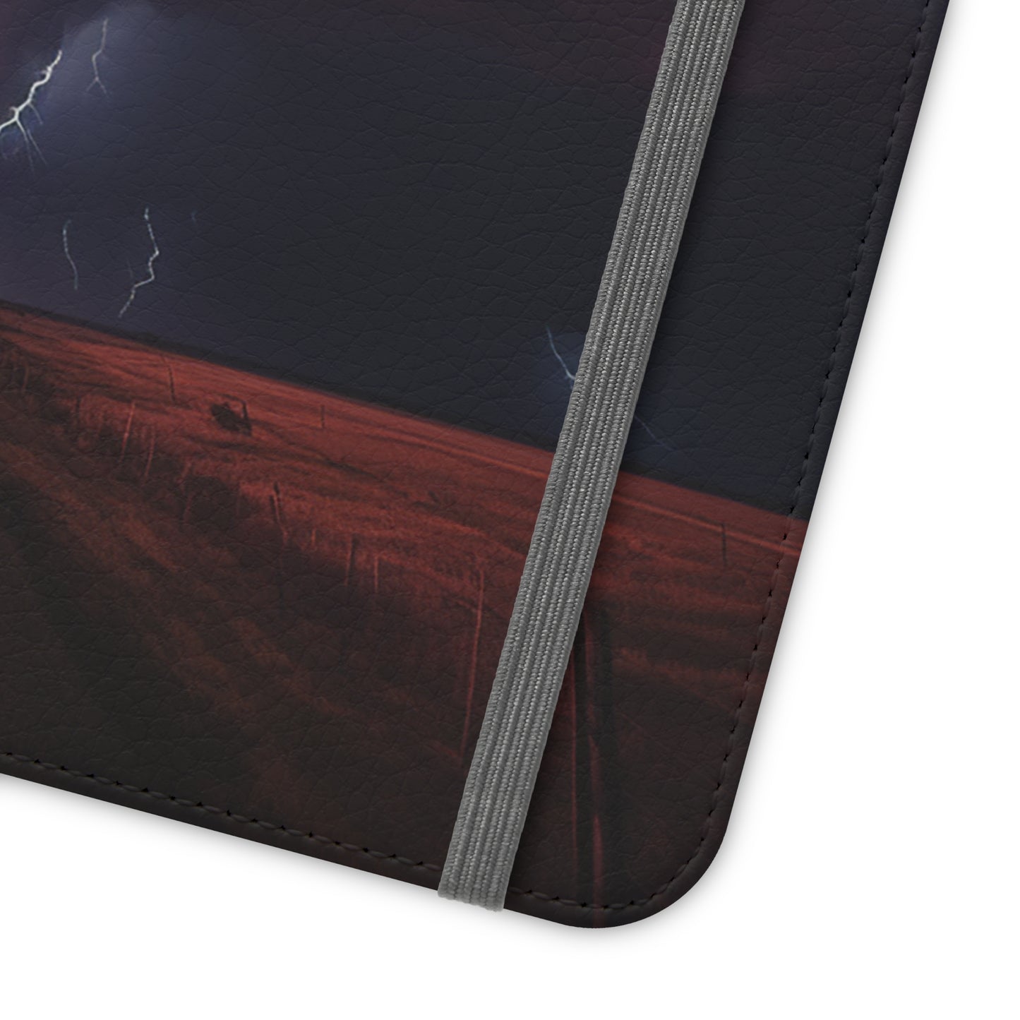 Super Cell Tornado Lightning Flip Phone Case