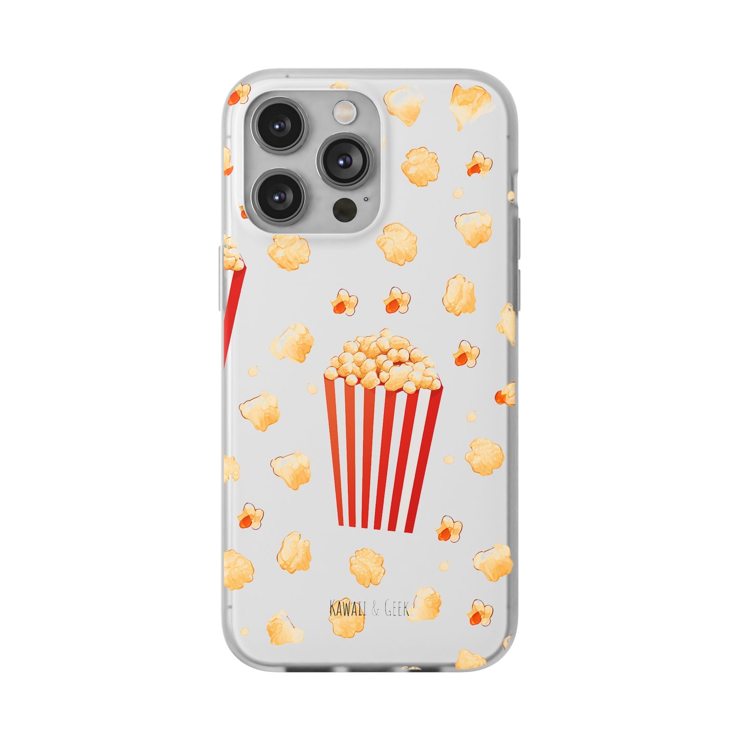 Popcorn Transparent Flexi Phone Case