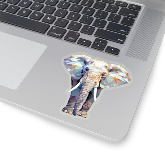 Elephant Geometric Sticker - Embrace Majestic Beauty