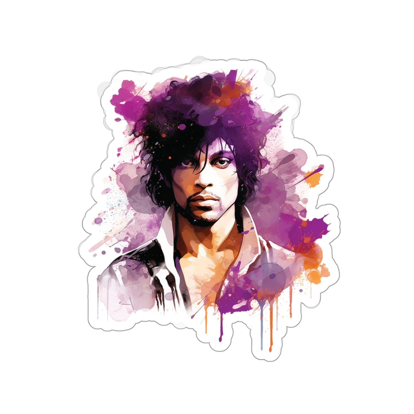 Prince - Love Symbol in Purple Rain Sticker - Add Some Musical and Colorful Style to Your Tech