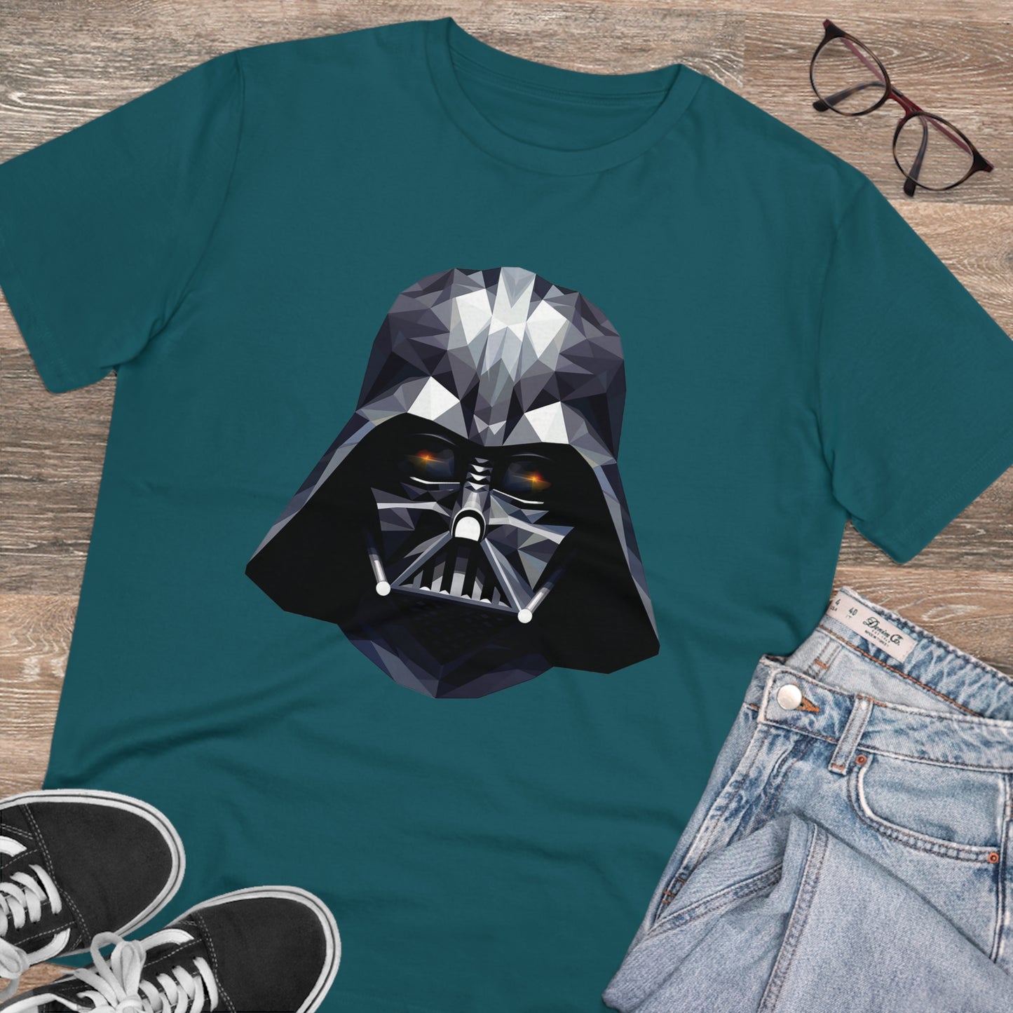 Darth Vader Polygonal T-Shirt - Embrace the Dark Side - Star Wars