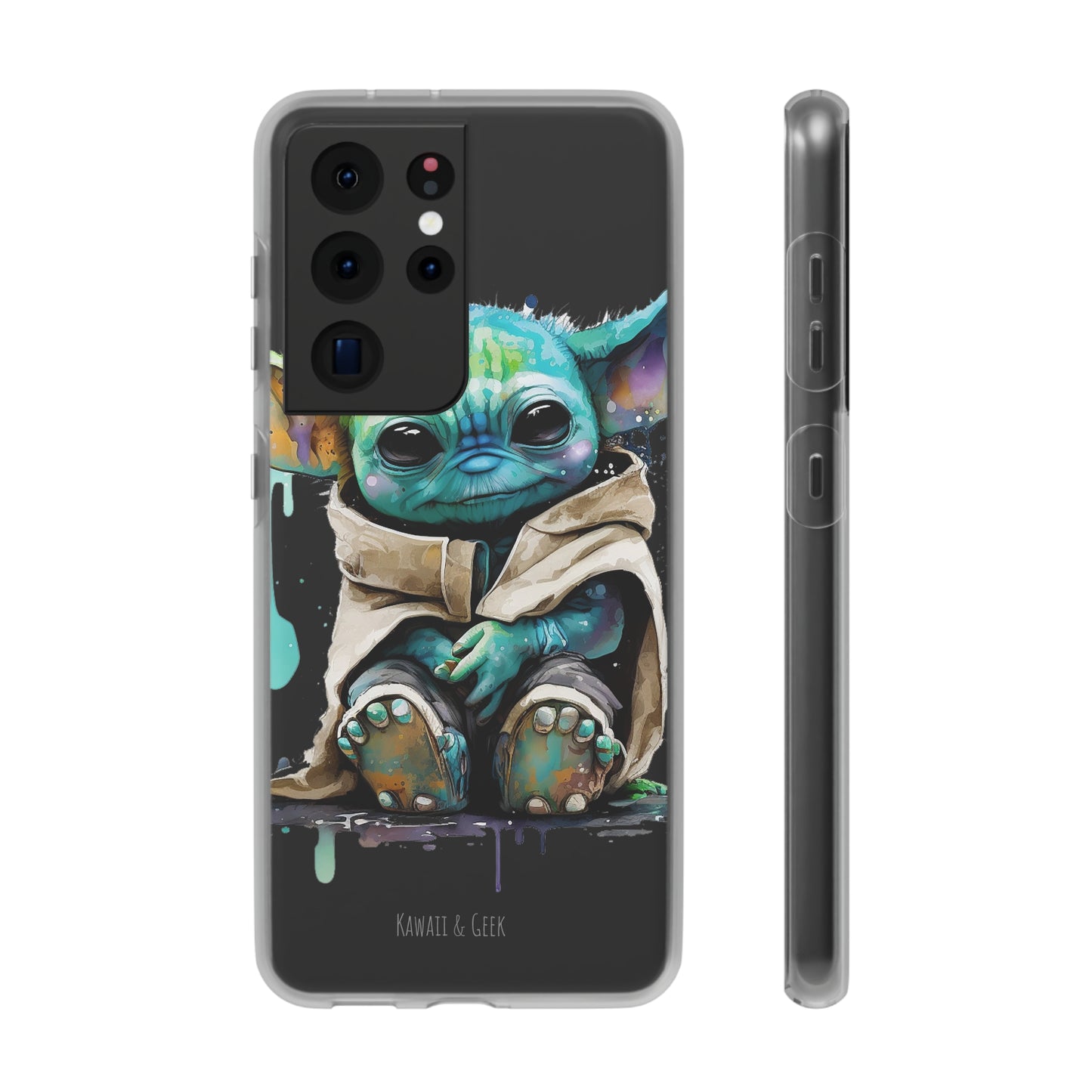 Baby Yoda Grogu flexi Phone Case - Add Some Adorable and Artistic Style to Your Smartphone - The Mandalorian - Star Wars