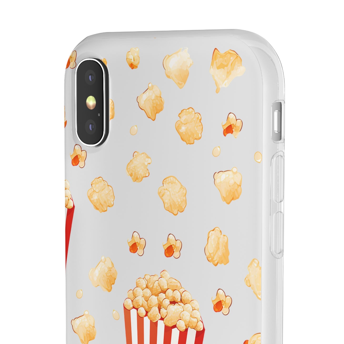 Popcorn Transparent Flexi Phone Case