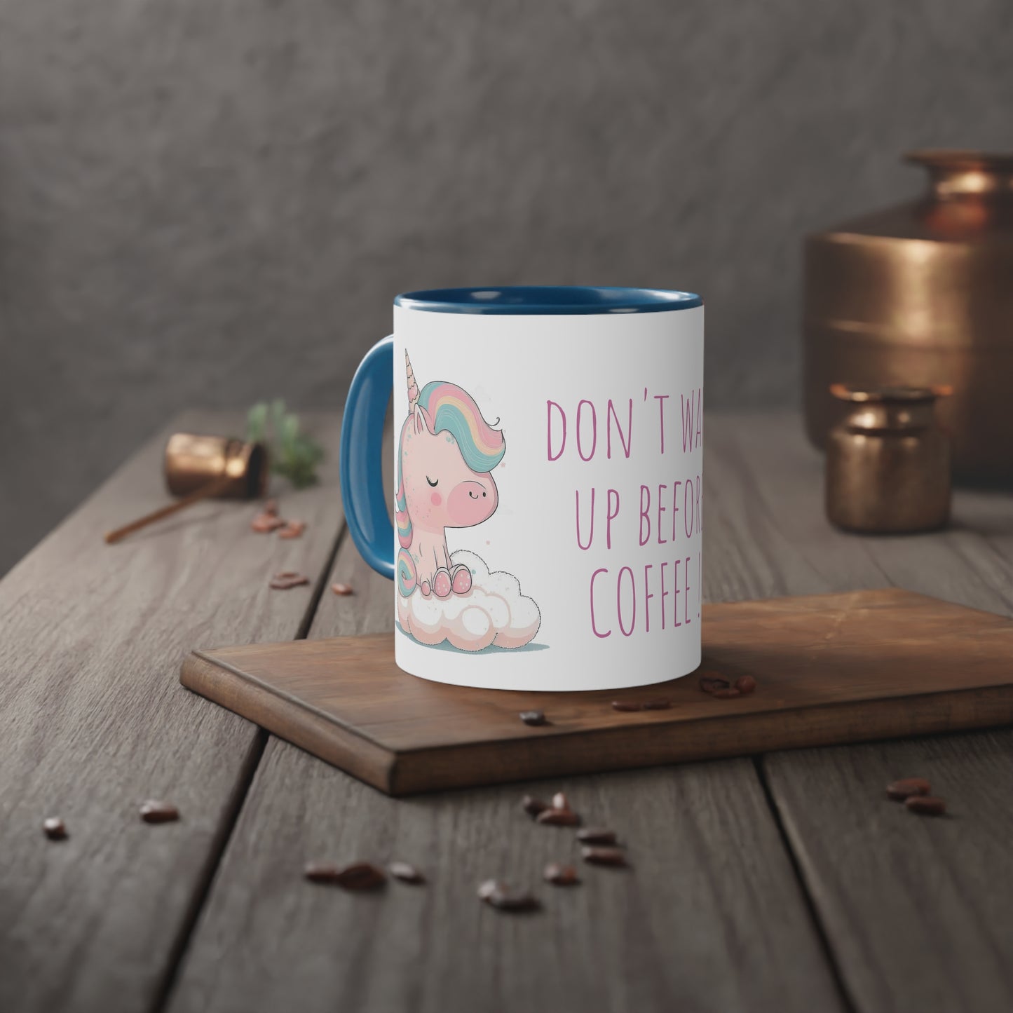 Cute Unicorn Mug - Rise and Shine with Coffee Magic - EU