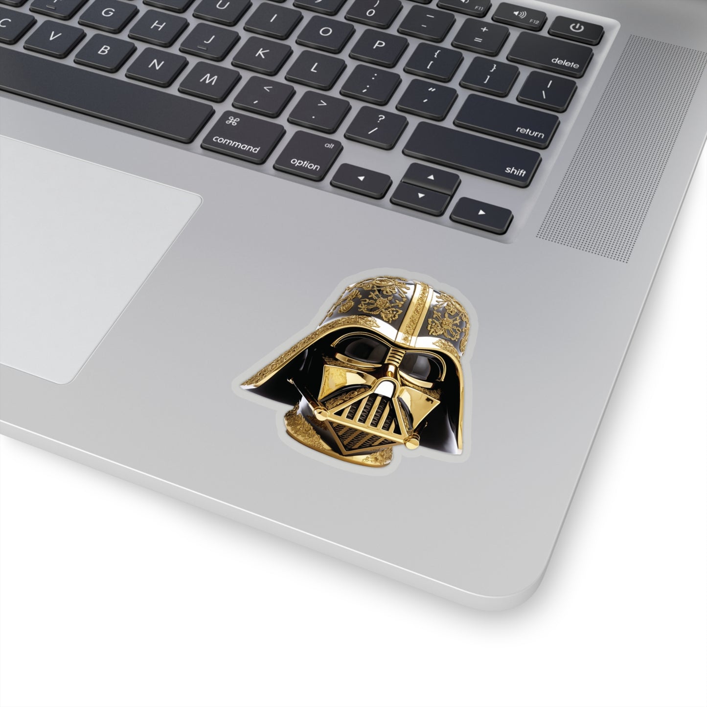 Gold Darth Vader Sticker - Unleash Imperial Grandeur - Star Wars