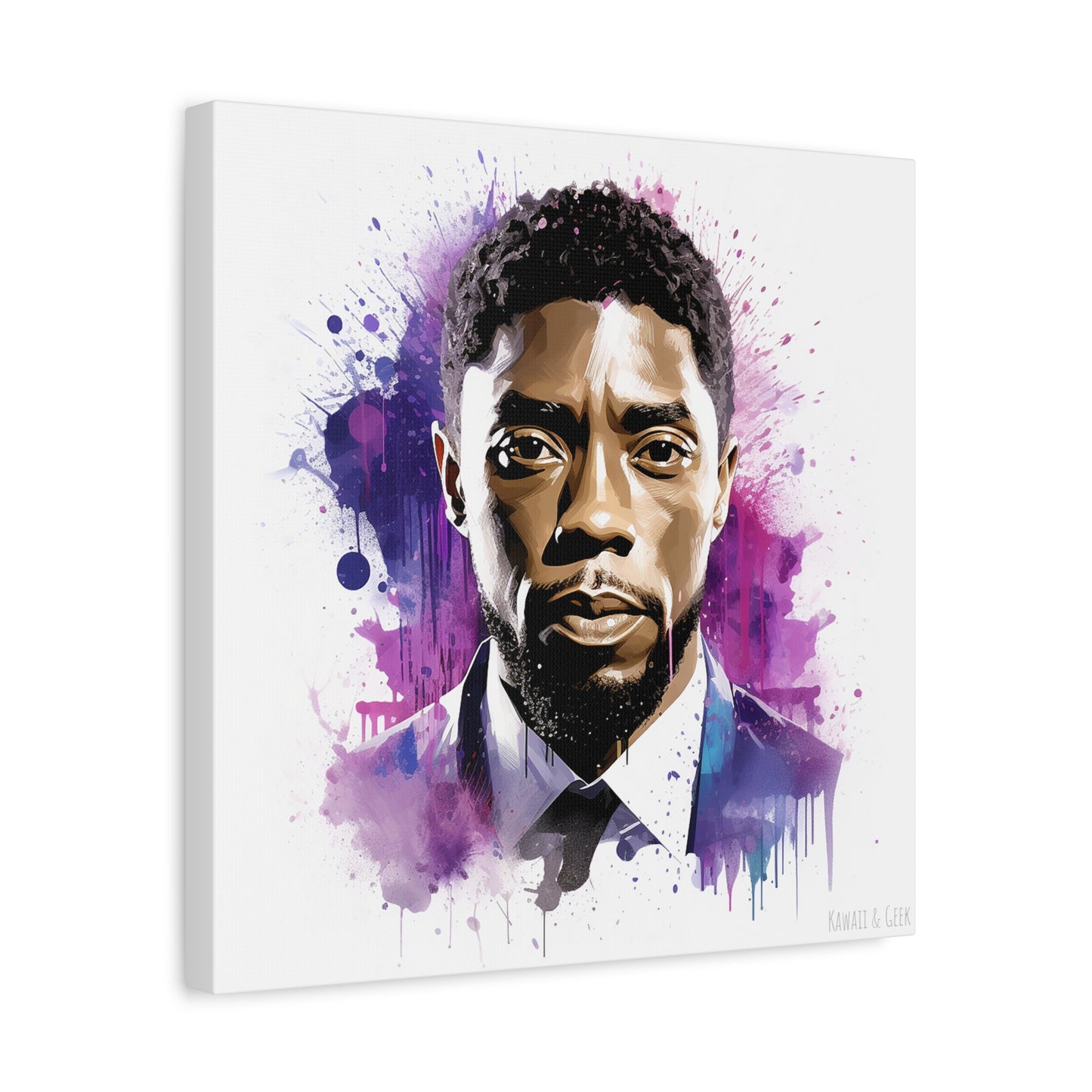 Chadwick Boseman Tribute Cotton Canvas