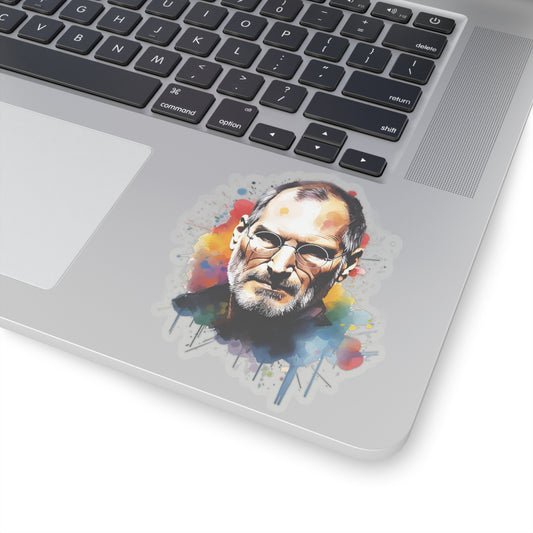 Steve Jobs Watercolor Legacy Sticker