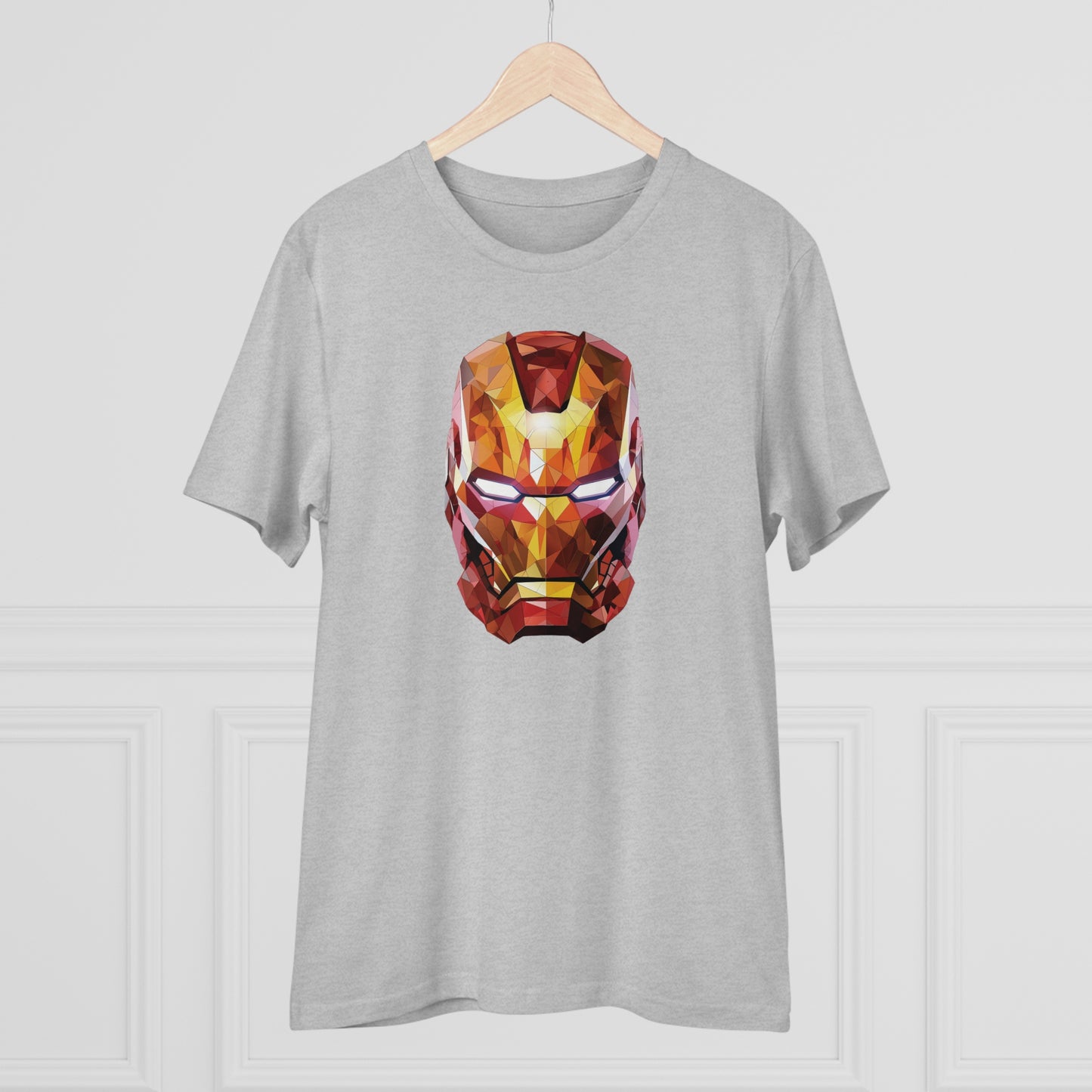 Iron Man Polygonal T-Shirt - Unleash Superhero Style