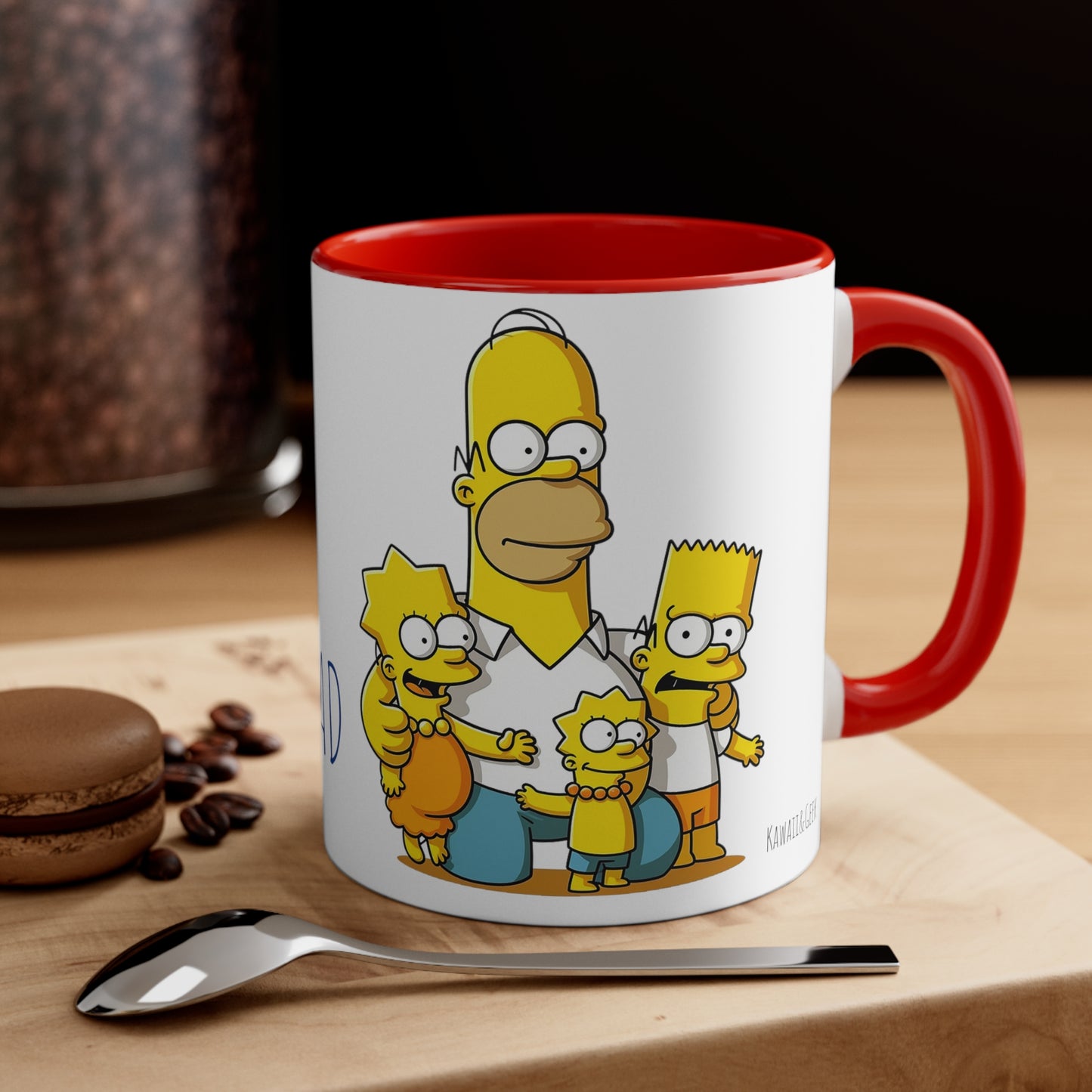 Homer Simpsons with Kids Mug : World's Greatest 'Trying' Dad - Father's Day Special