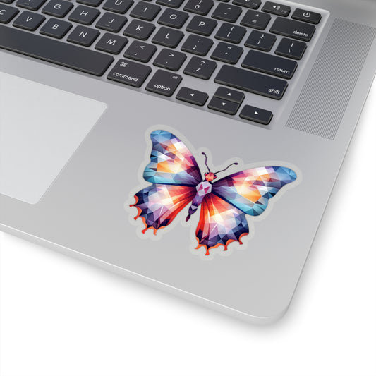 Butterfly Sticker - Delicate Beauty in Geometric Harmony