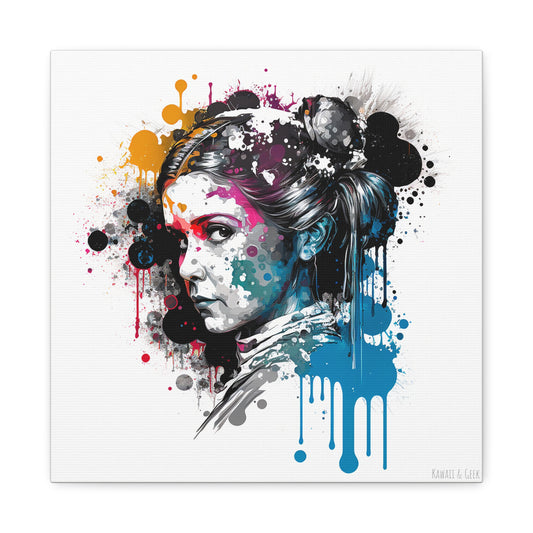 Princess Leia Canva - Add Some Galactic and Artistic Style to Your Walls - Star Wars