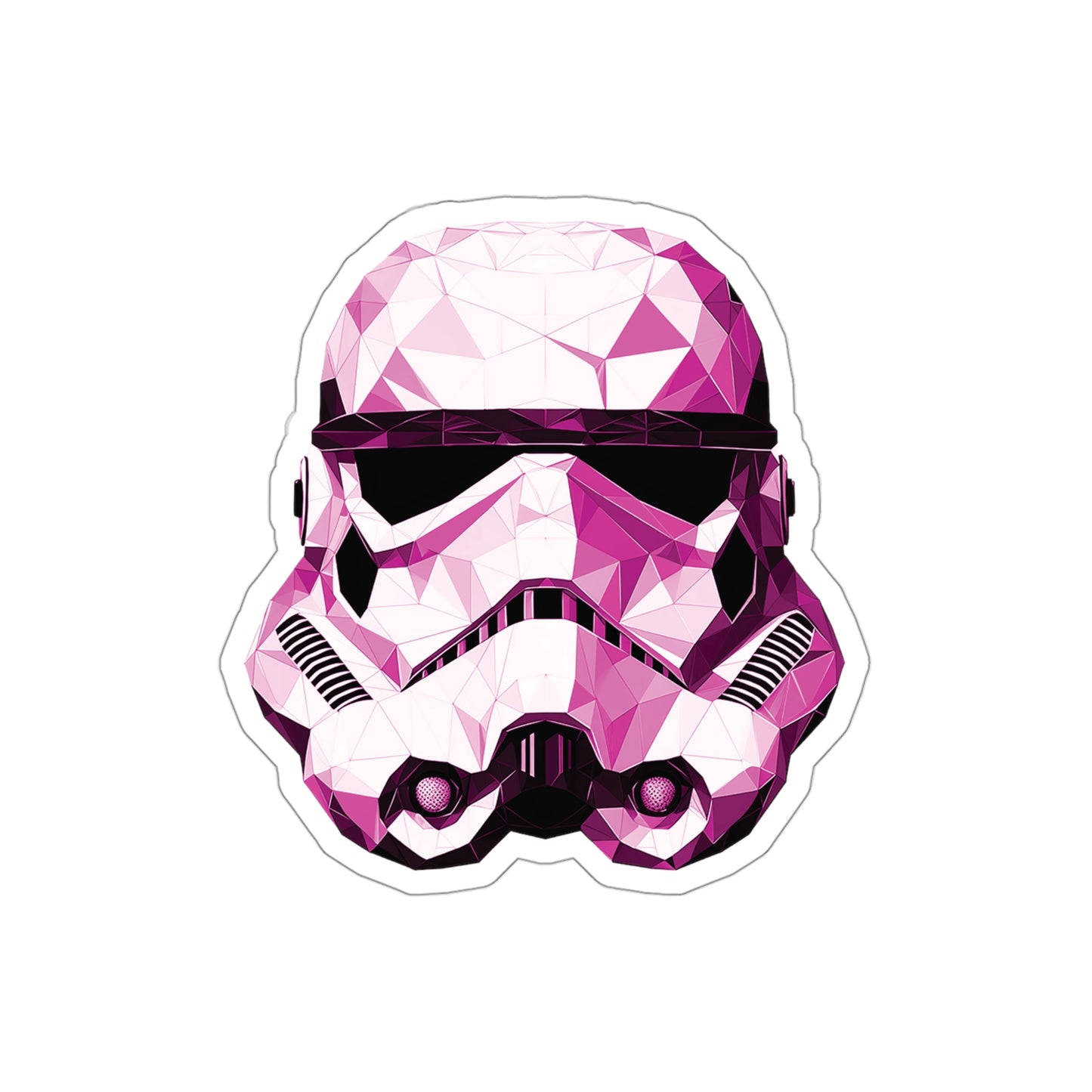 Pink Stormtrooper Sticker - Embrace Galactic Elegance - Star Wars