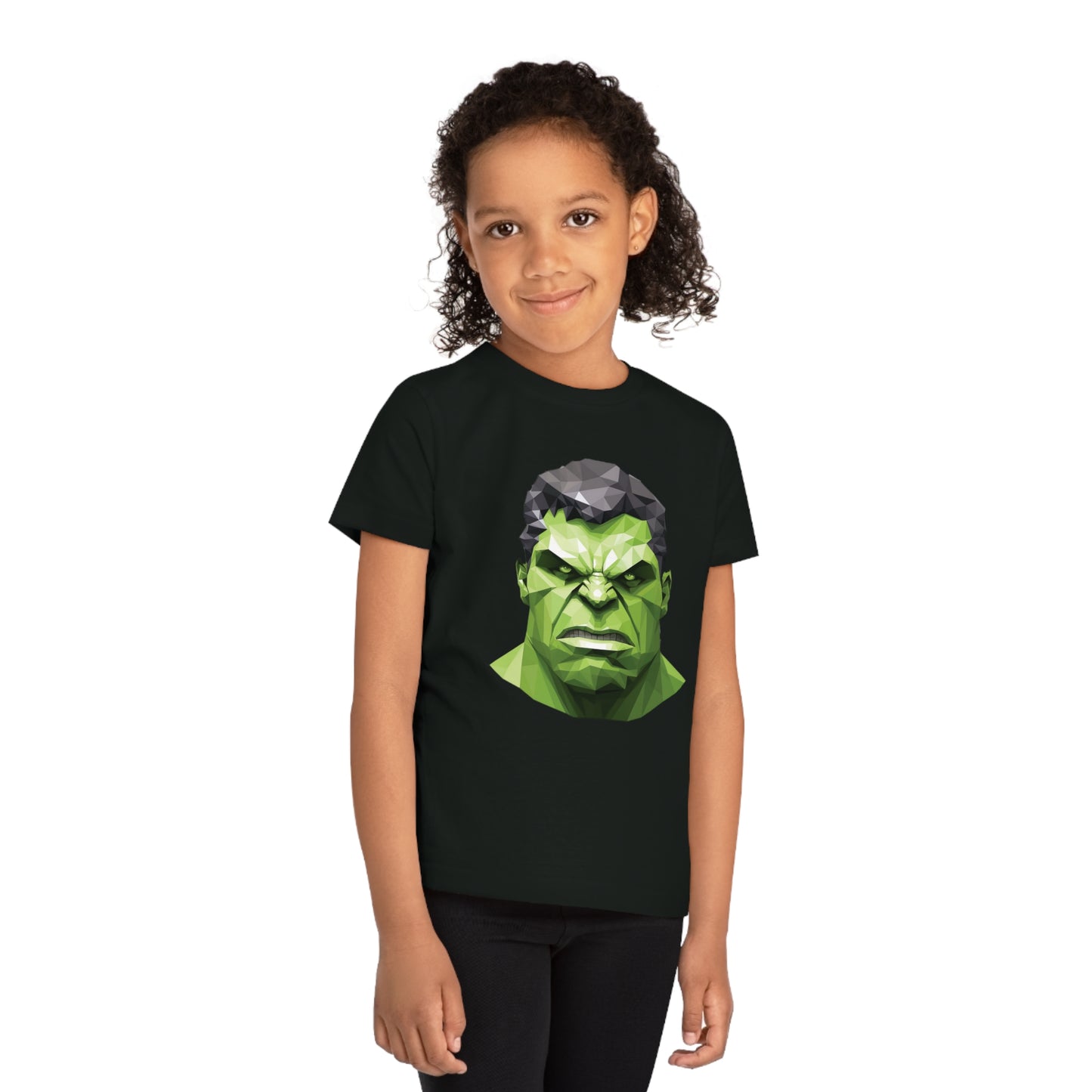 Hulk Polygonal Kids T-Shirt - Embrace Incredible Energy