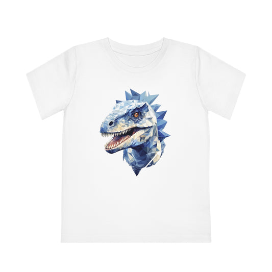 Velociraptor Polygonal Kids T-Shirt - Embrace Fierce and Jurassic Fun