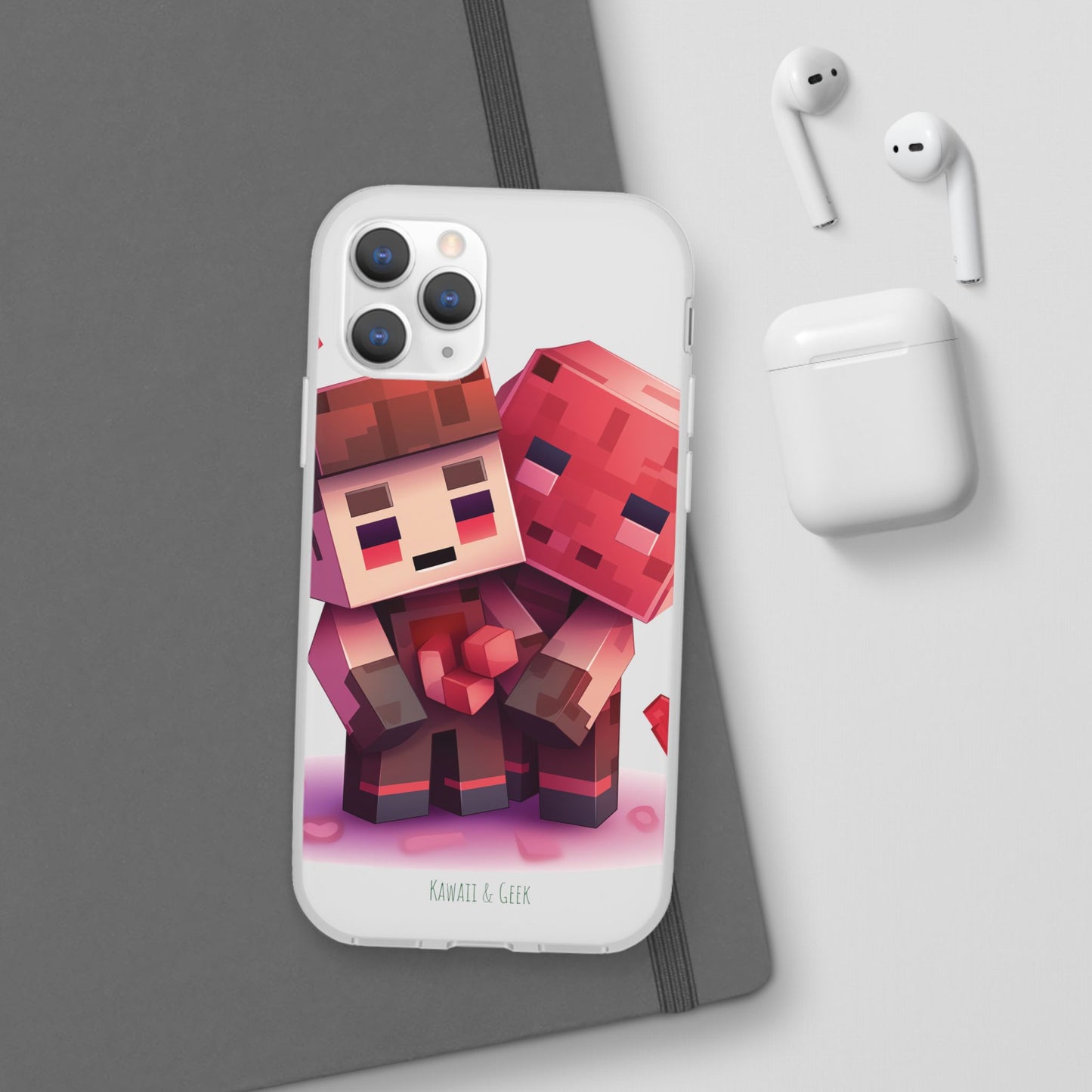 Phone Case - Lovers Minecraft Inspired Design
