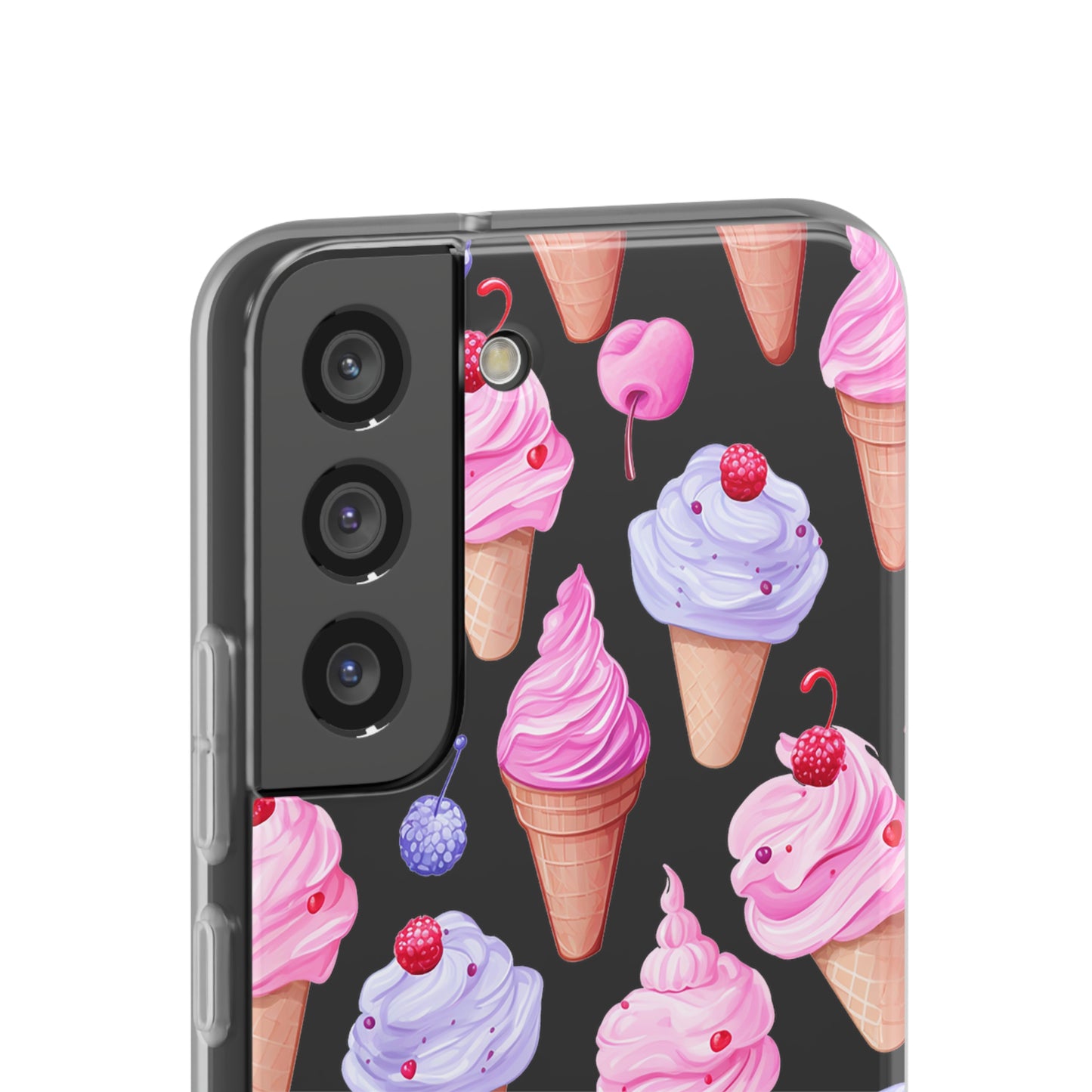 Vibrant Ice Cream Delight Flexi-Case for Phones