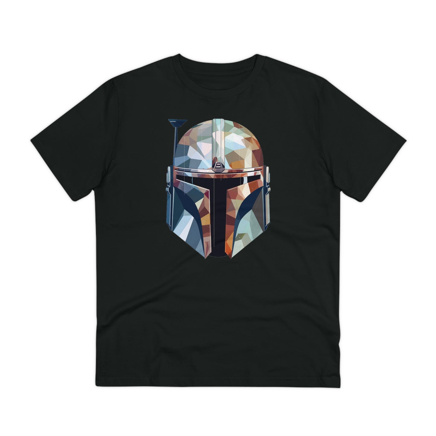 The Mandalorian Polygonal T-Shirt - Embrace Interstellar Adventure - Star Wars