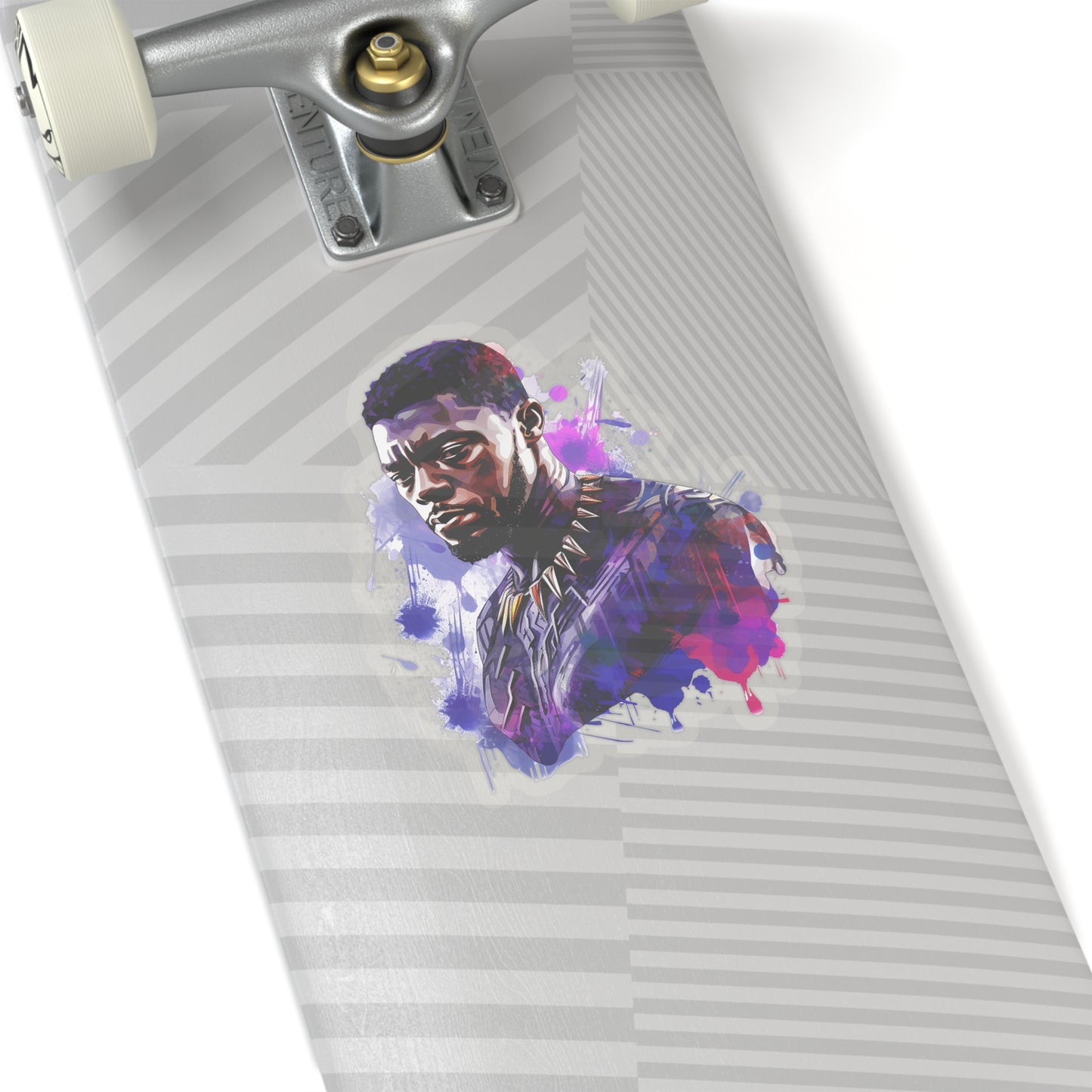 Chadwick Boseman Watercolor Tribute Sticker - Long live the Black Panther