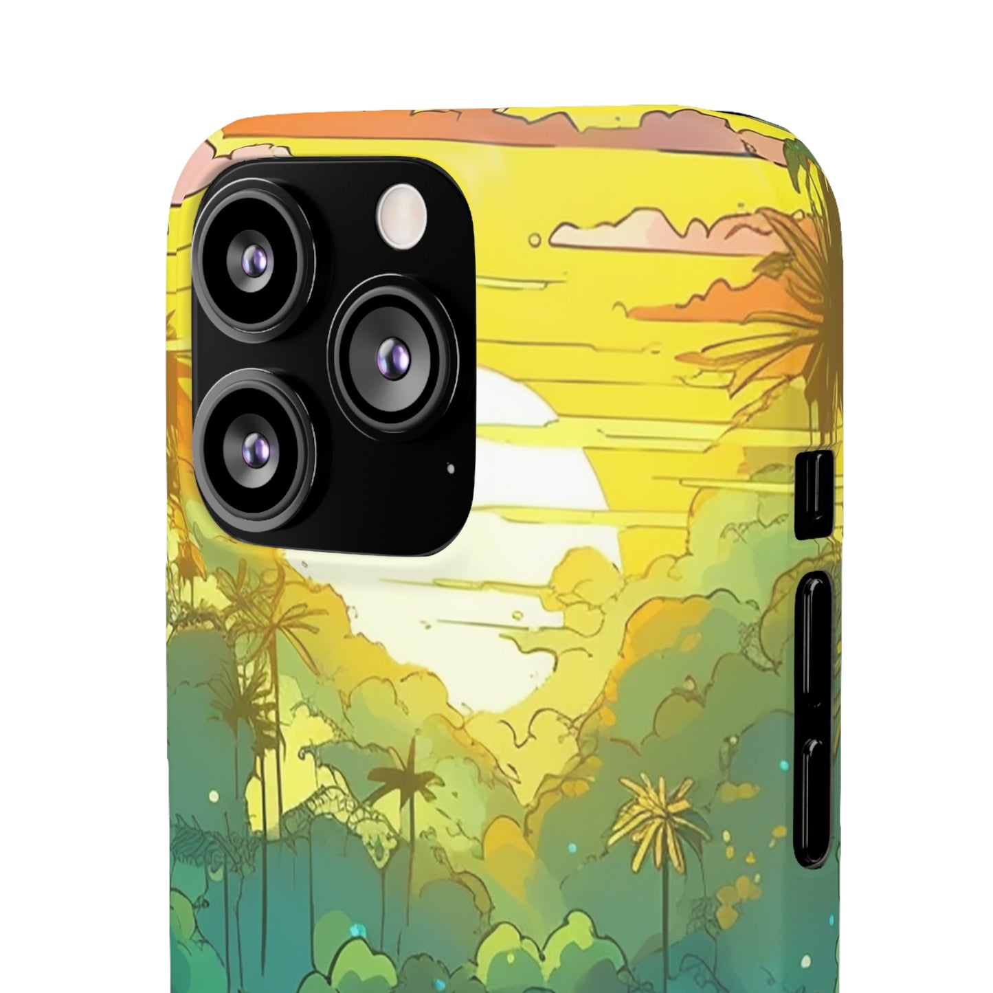 Rainforest at Sunset Phone Case - Capture the Serenity of Nature on Your Device