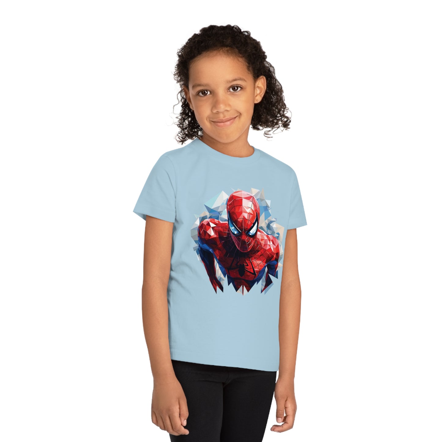 Spider-Man Polygonal Kids T-Shirt - Embrace Web-Slinging Adventure