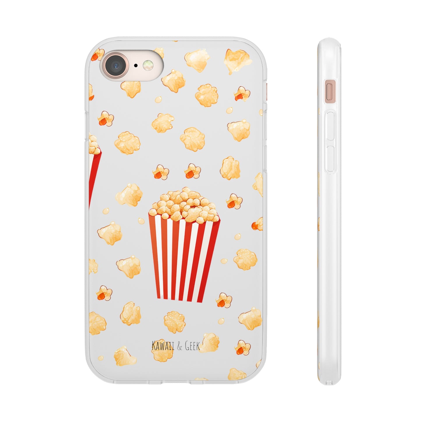 Popcorn Transparent Flexi Phone Case