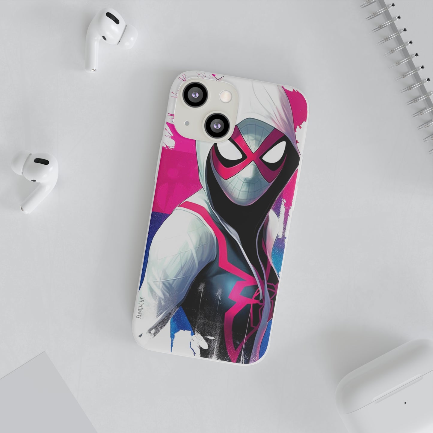 Spider Gwen in Flexi Phone Case - Add Some Colorful and Heroic Style to Your Phone