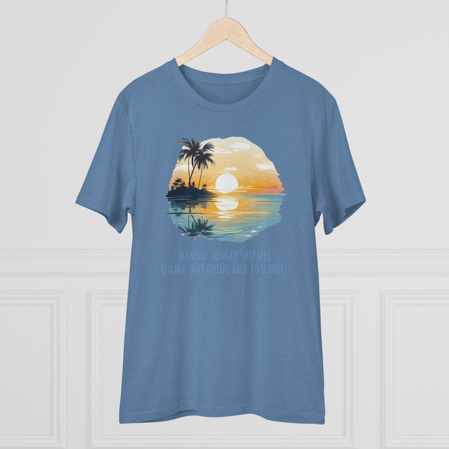 Eco-Friendly Sunset Beach T-shirt : Longer Summer Plea