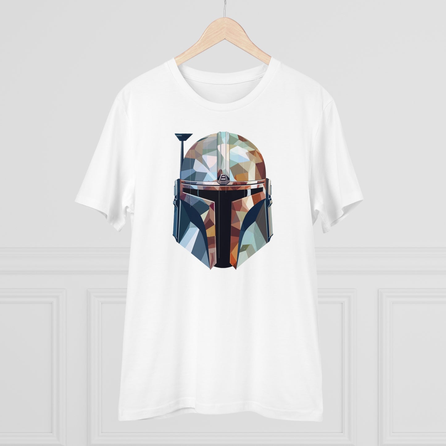 The Mandalorian Polygonal T-Shirt - Embrace Interstellar Adventure - Star Wars