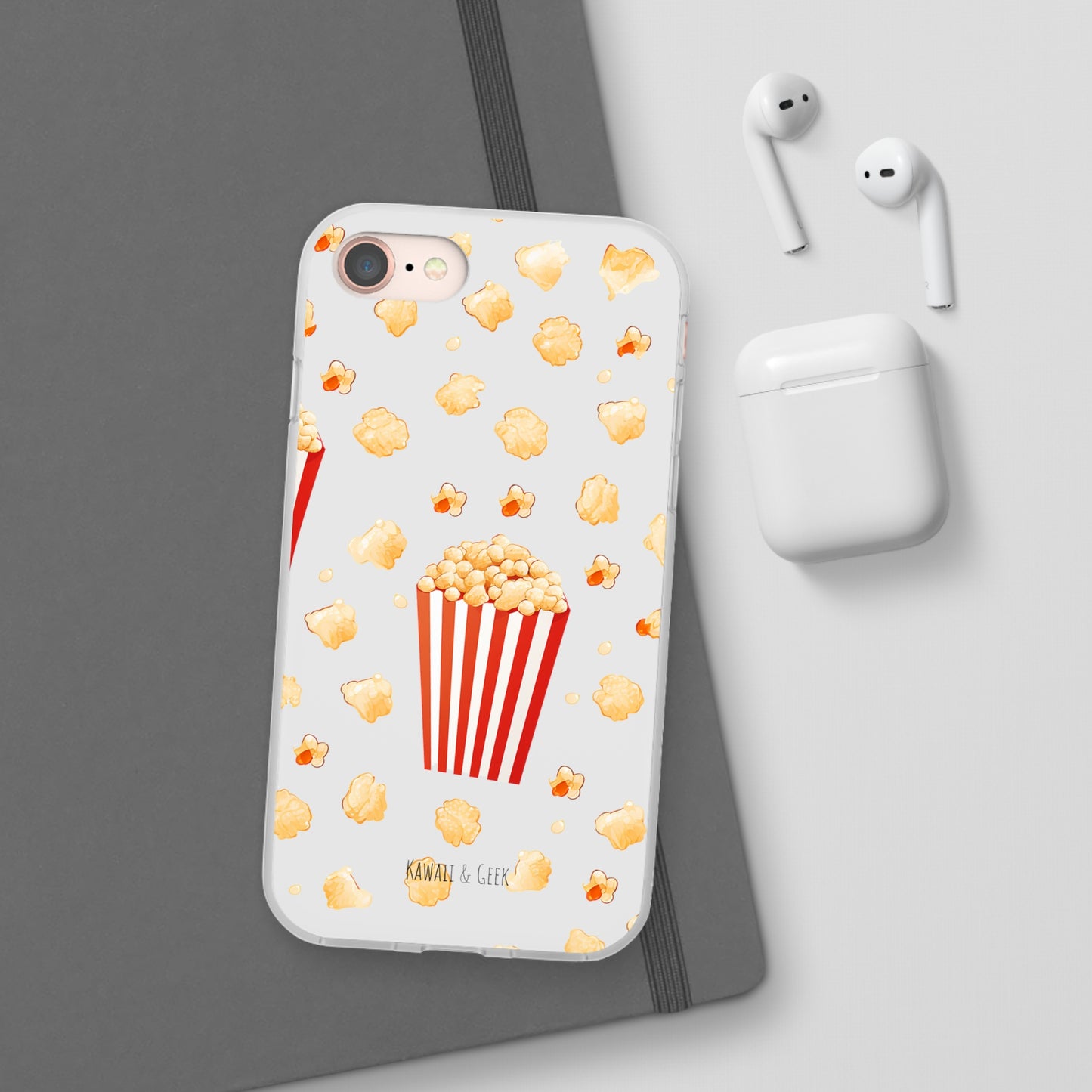 Popcorn Transparent Flexi Phone Case