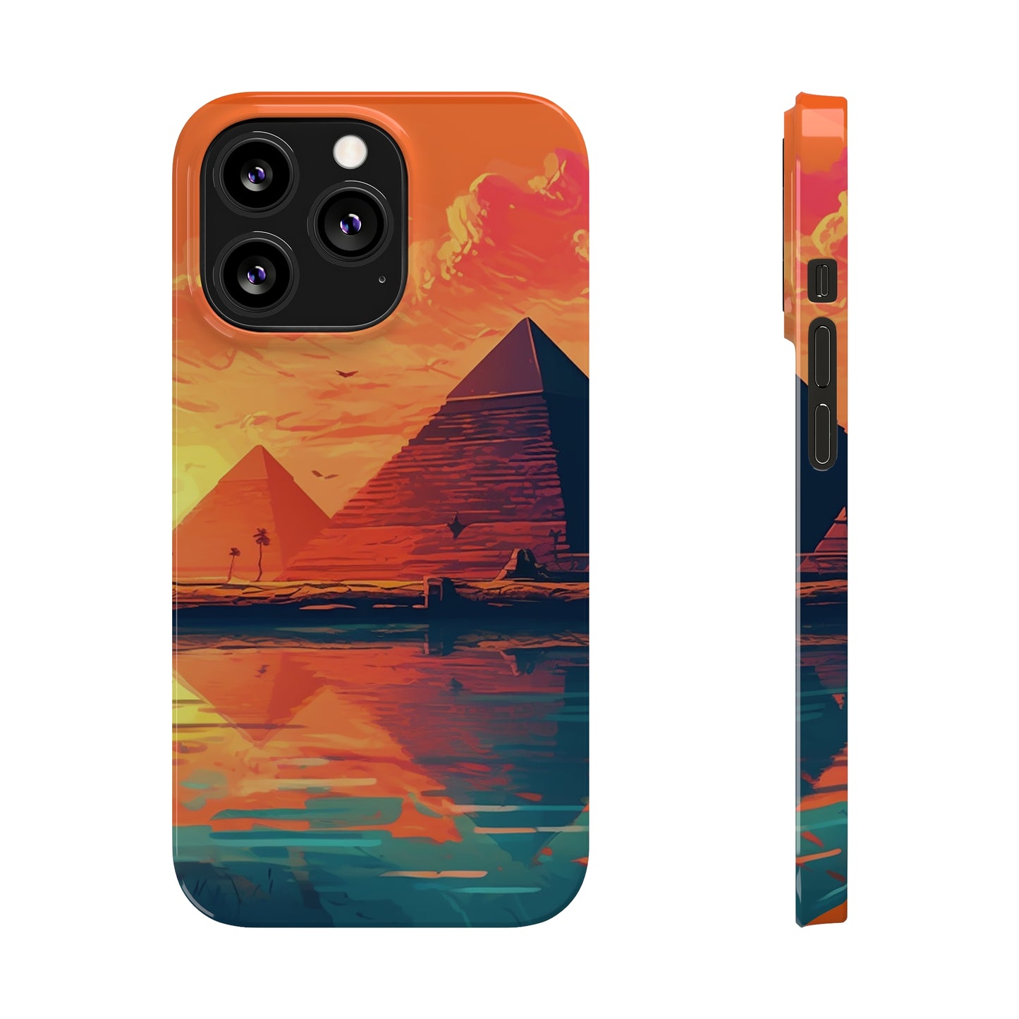 Egyptian Pyramid at Sunset Phone Case - Carry the Mystique of Ancient Egypt with You