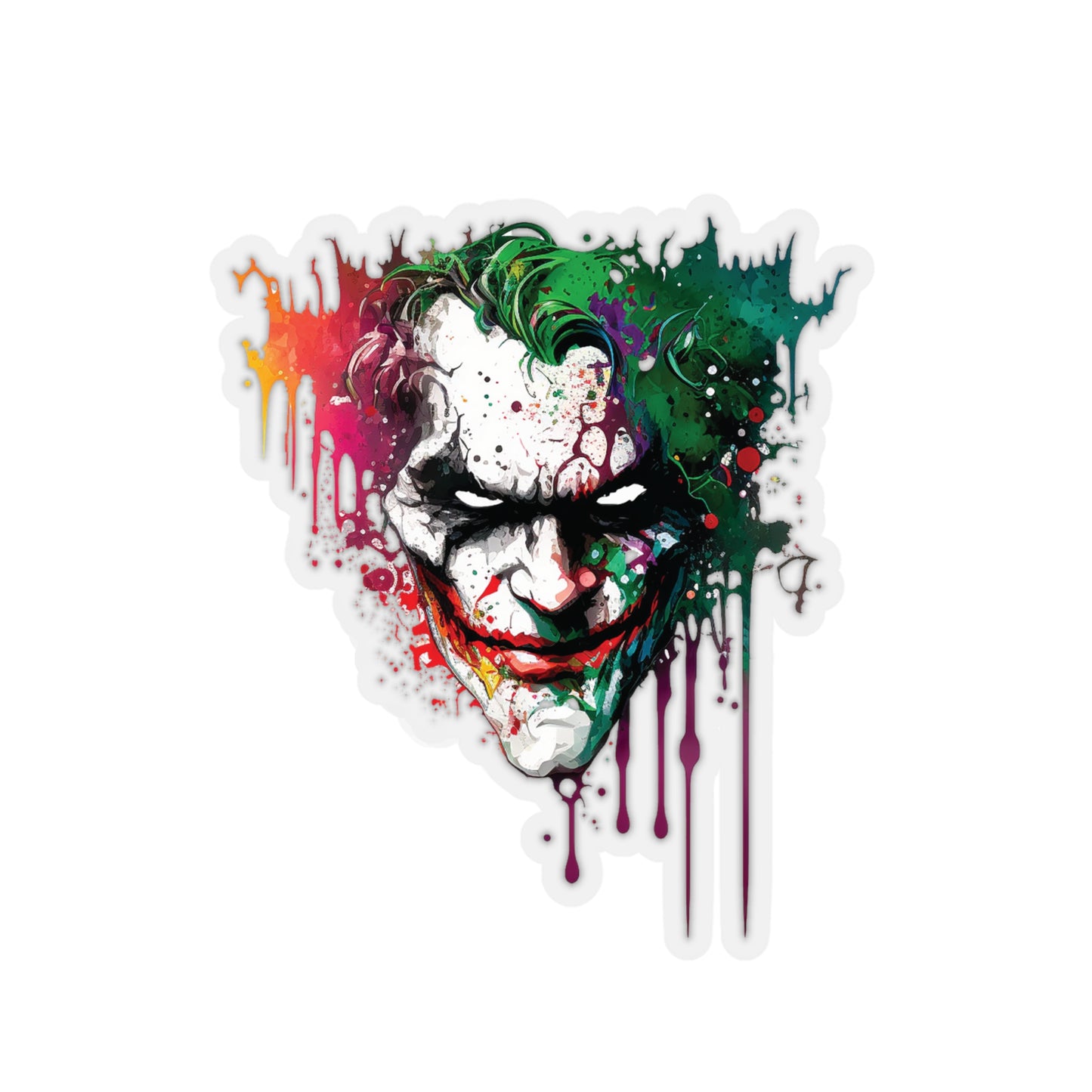 The Joker Sticker - Add Some Pop-Art and Watercolor Style to Your Tech